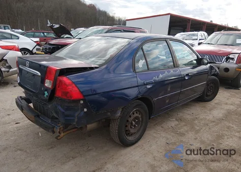 2003 Honda Civic Ex z USA, uszkodzony, nr VIN 2HGES26703H627220